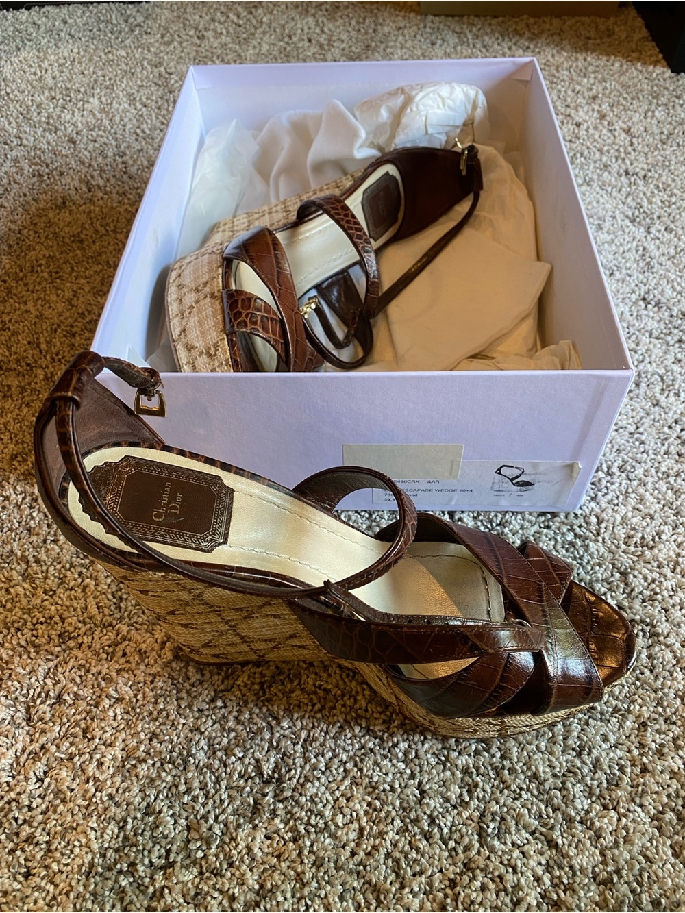 Dior Escapade Wedge, EU 39.5